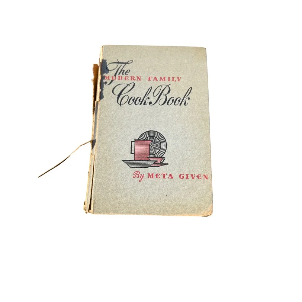 Meta Given Cookbook Vintage 1953‎ Modern Family Recipes Collectible